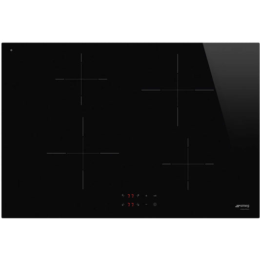 Smeg SI2741D 75cm Induction Hob - Black