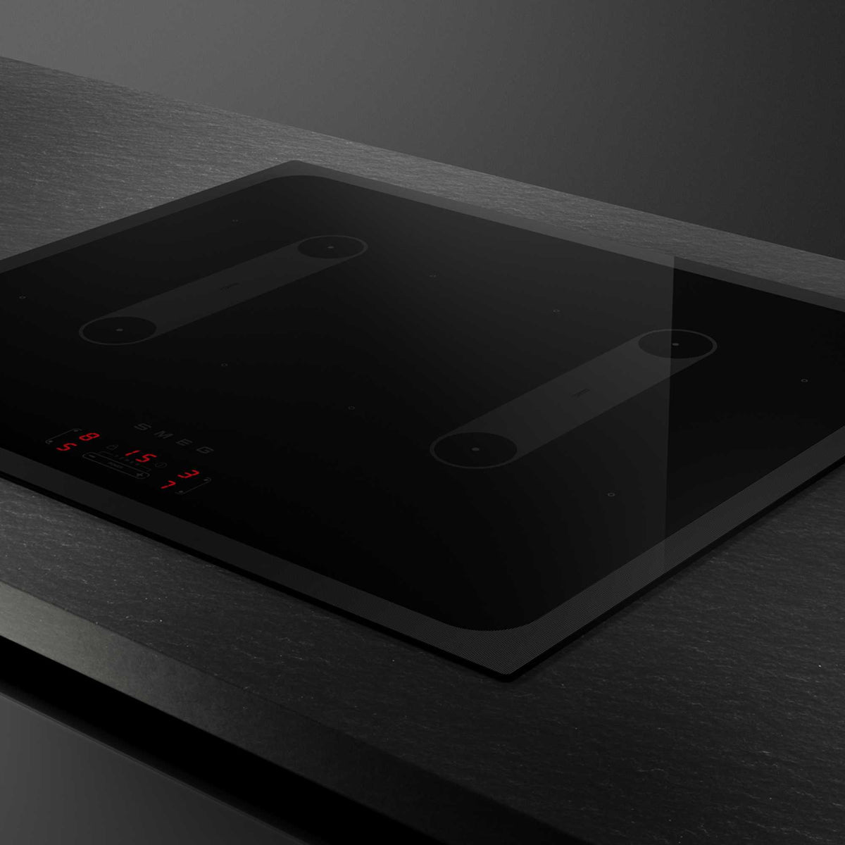 Smeg SI2B22641D 60cm Built-In 4 Zone Induction Hob - Black