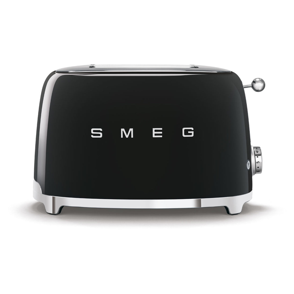 Smeg TSF01BLUK 50's Style 2-Slot Gloss Black Toaster
