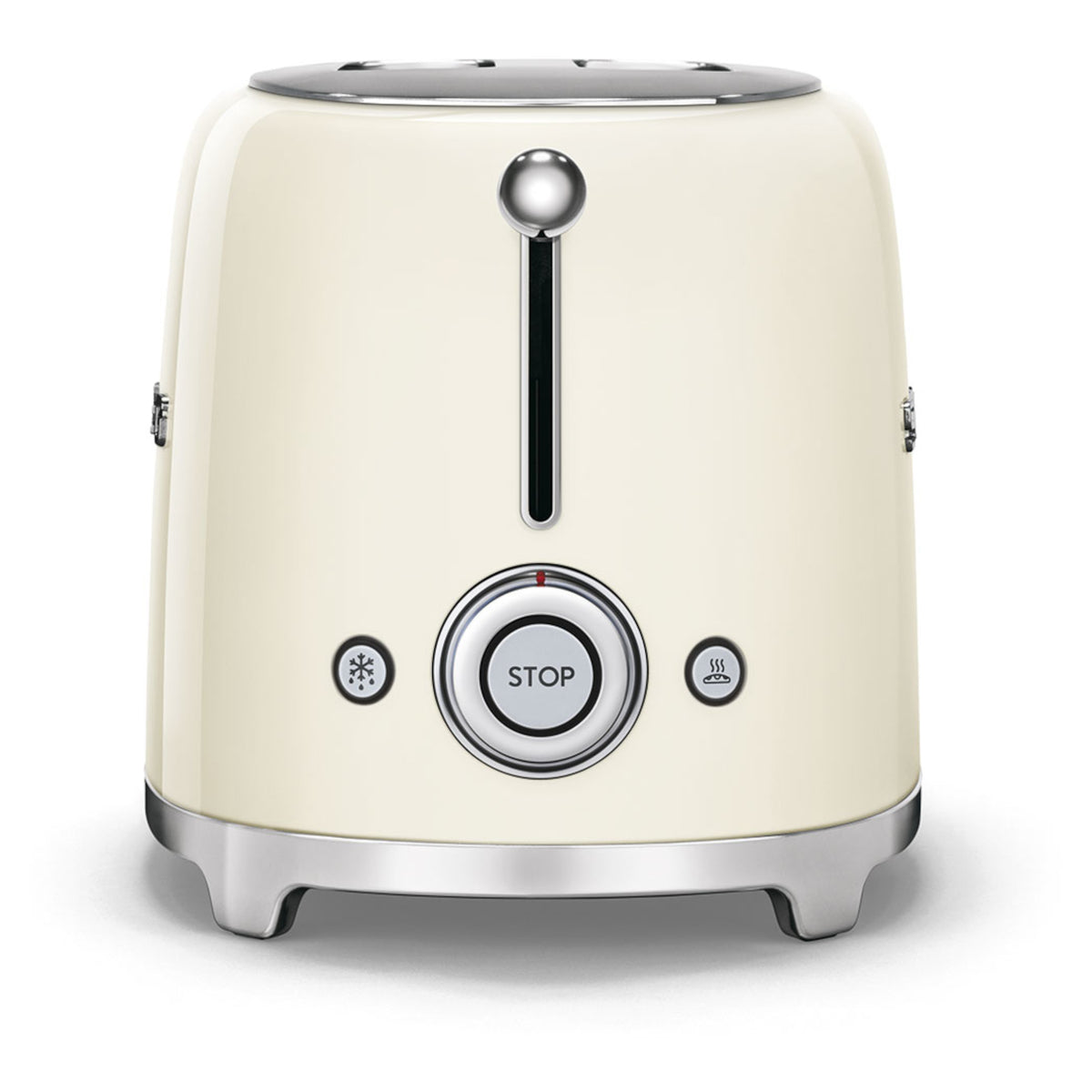 Smeg TSF01CRUK 50's Style 2-Slot Gloss Cream Toaster
