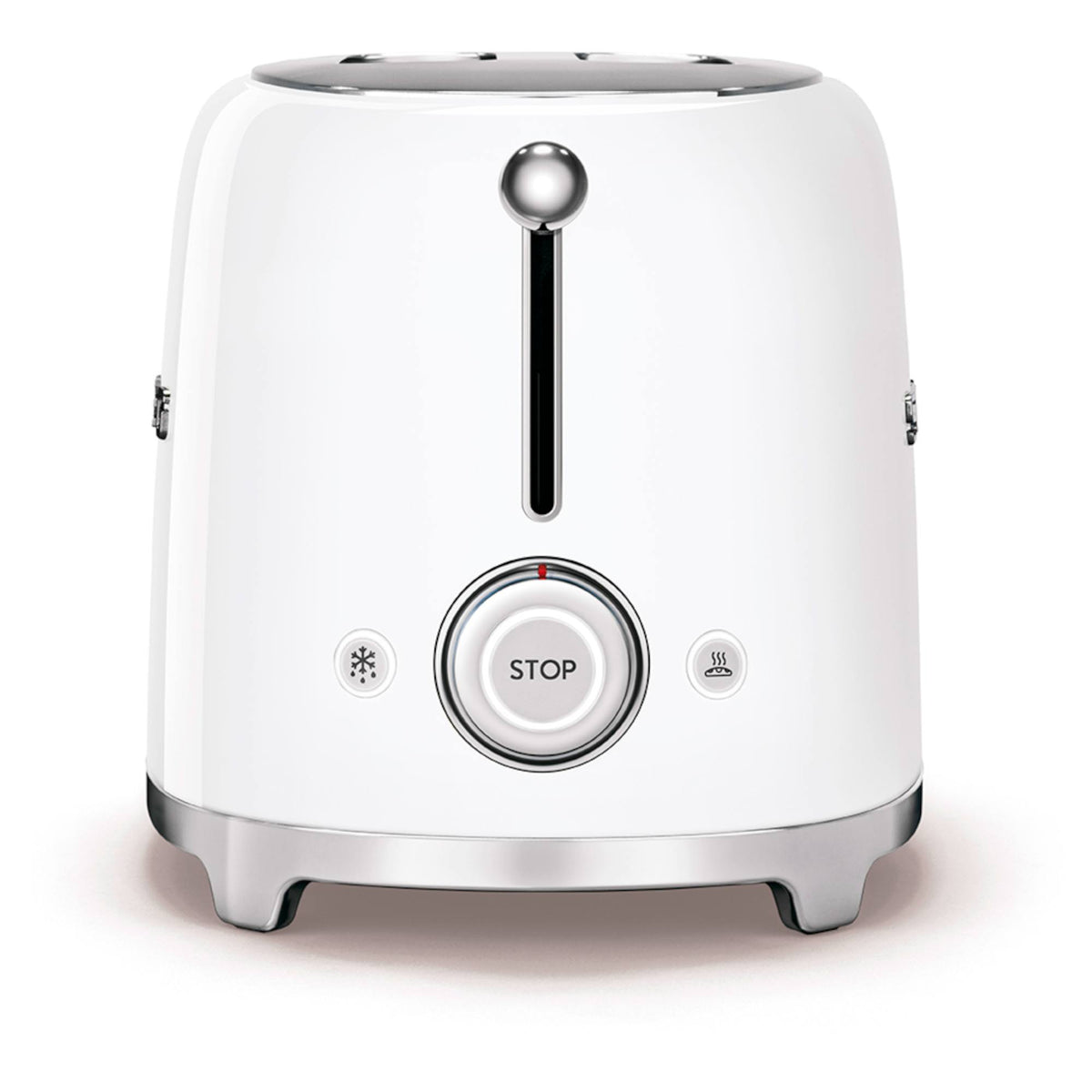 Smeg TSF01WHUK 50's Style 2 Slice Gloss White Toaster