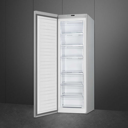 Smeg Tall Freezer No Frost - Silver - UKFF18EN2HX
