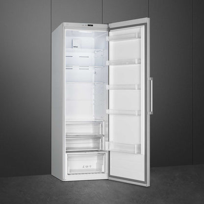 Smeg Universal Tall Larder Fridge Auto Defrost - Stainless Steel - UKFS18EV2HX