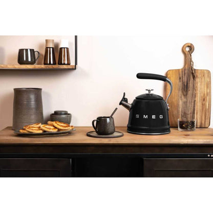 Smeg WKF01BL 2.3L 50s Style Whistling Kettle - Black