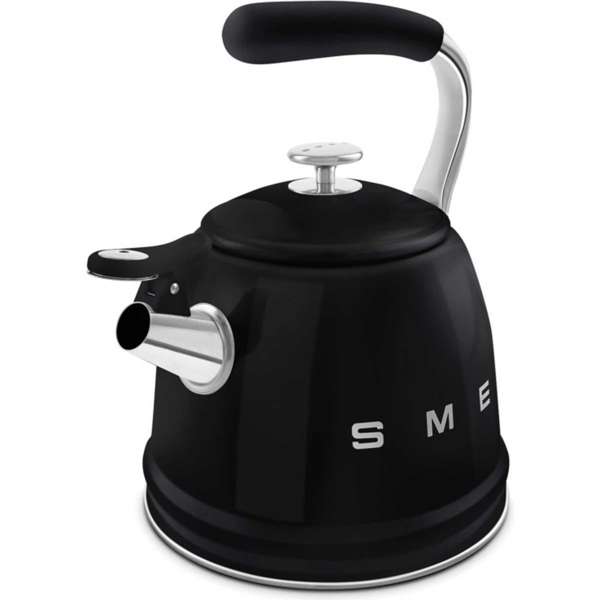 Smeg WKF01BL 2.3L 50s Style Whistling Kettle - Black