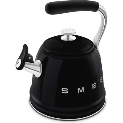 Smeg WKF01BL 2.3L 50s Style Whistling Kettle - Black