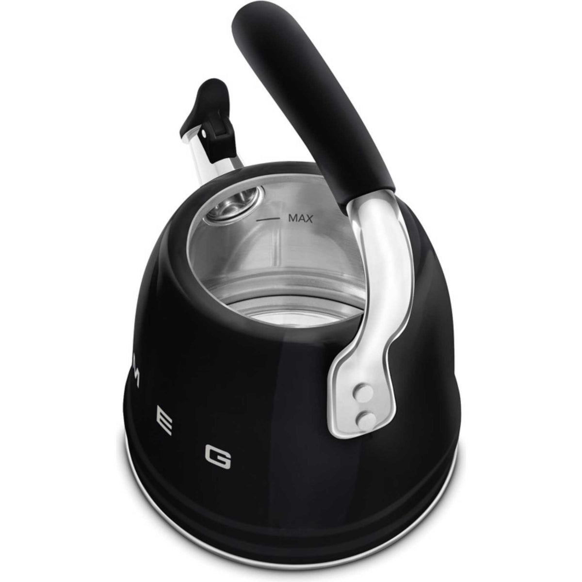 Smeg WKF01BL 2.3L 50s Style Whistling Kettle - Black