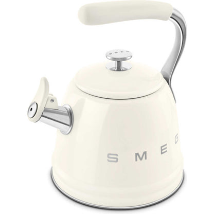 Smeg WKF01CR 2.3L 50s Style Whistling Kettle - Cream