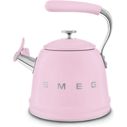 Smeg WKF01PK 2.3L 50s Style Whistling Kettle - Pink