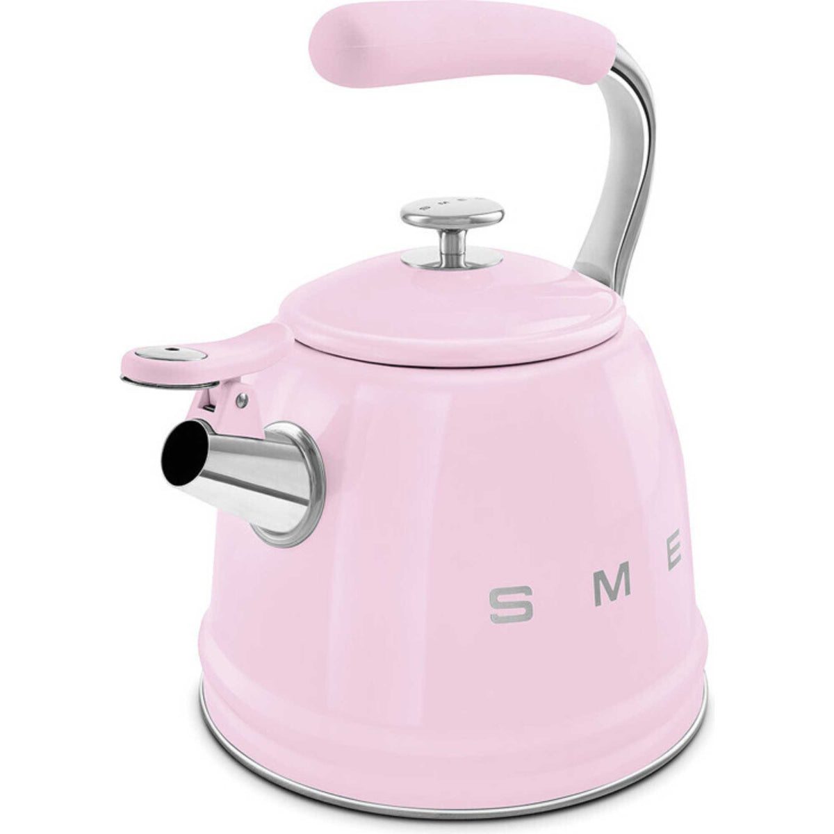 Smeg WKF01PK 2.3L 50s Style Whistling Kettle - Pink