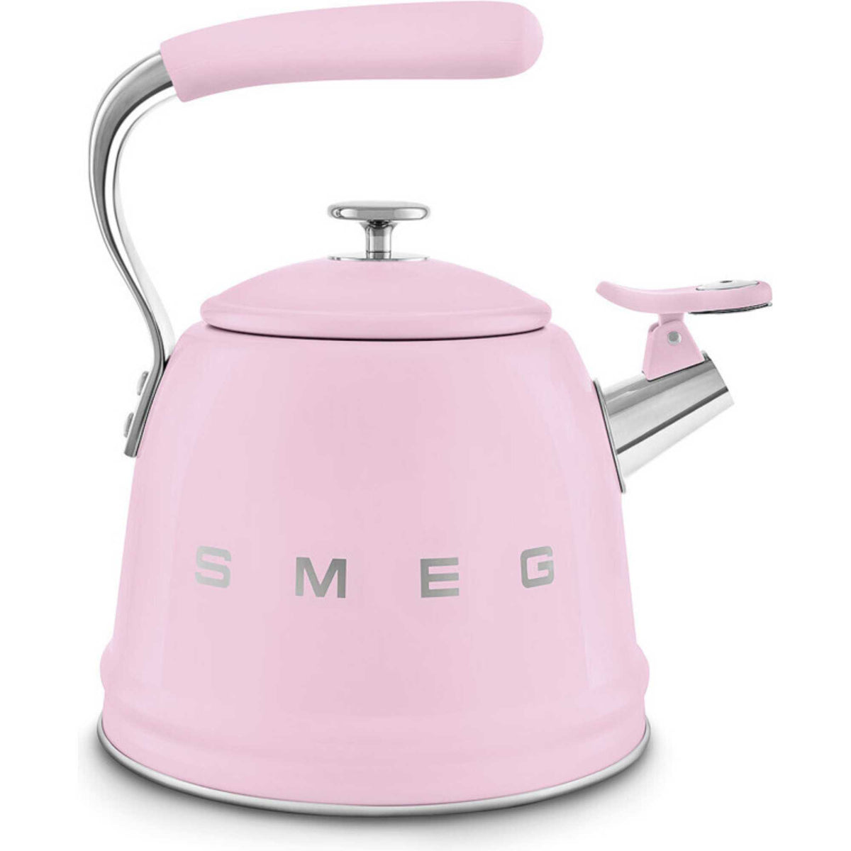 Smeg WKF01PK 2.3L 50s Style Whistling Kettle - Pink