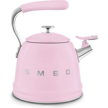 Smeg WKF01PK 2.3L 50s Style Whistling Kettle - Pink