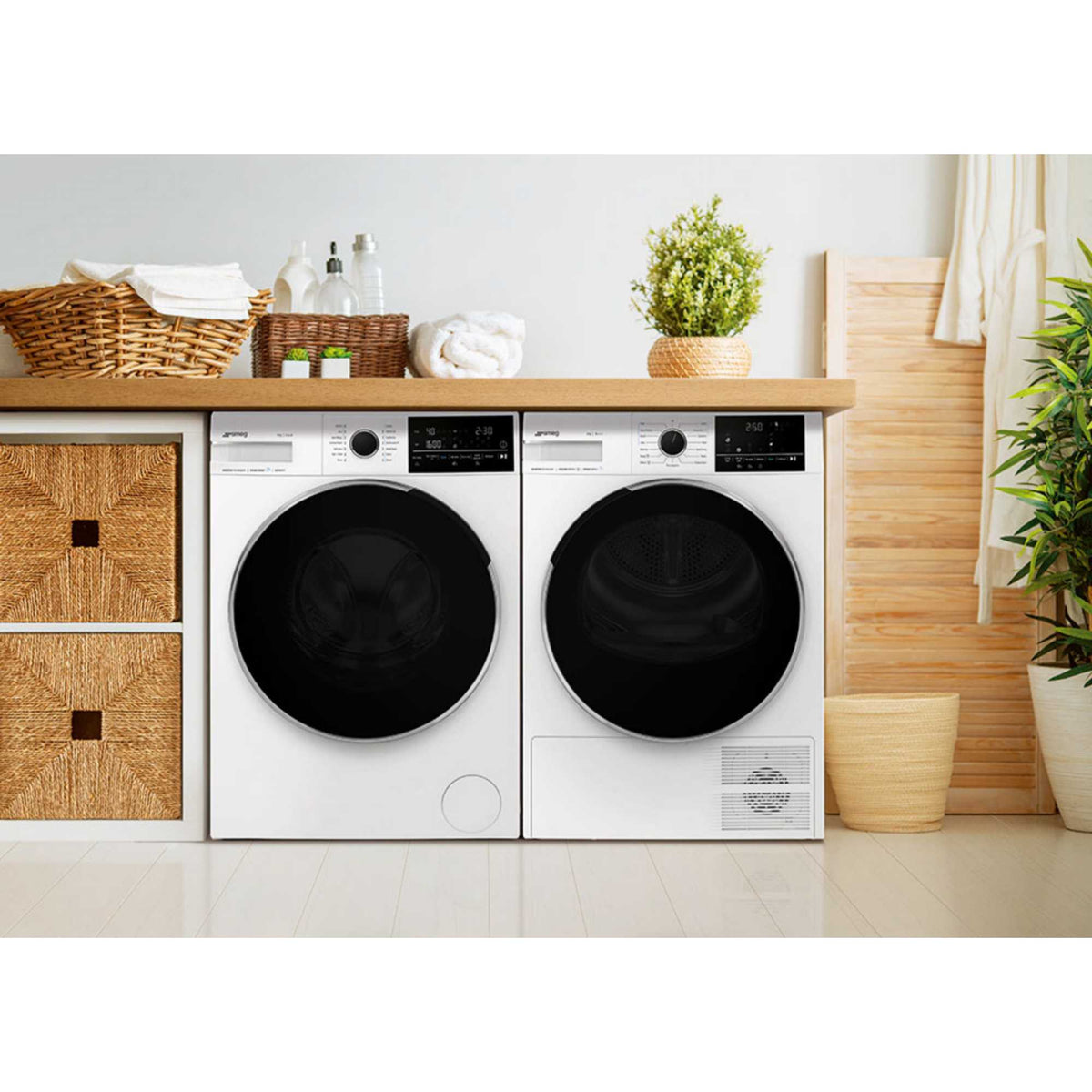 Smeg 9kg 1600rpm Washing Machine - WNP96SLAAUK1