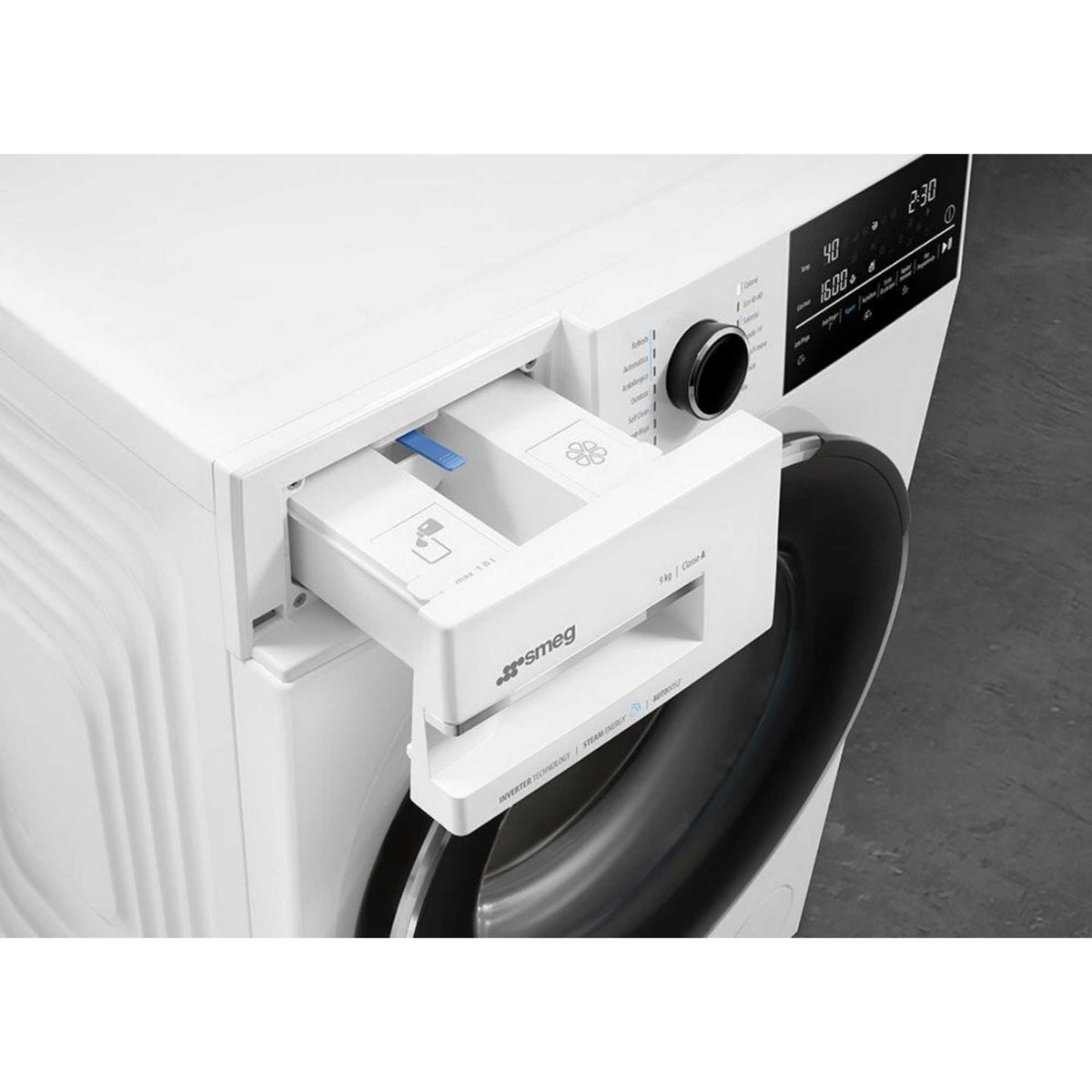 Smeg 9kg 1600rpm Washing Machine - WNP96SLAAUK1