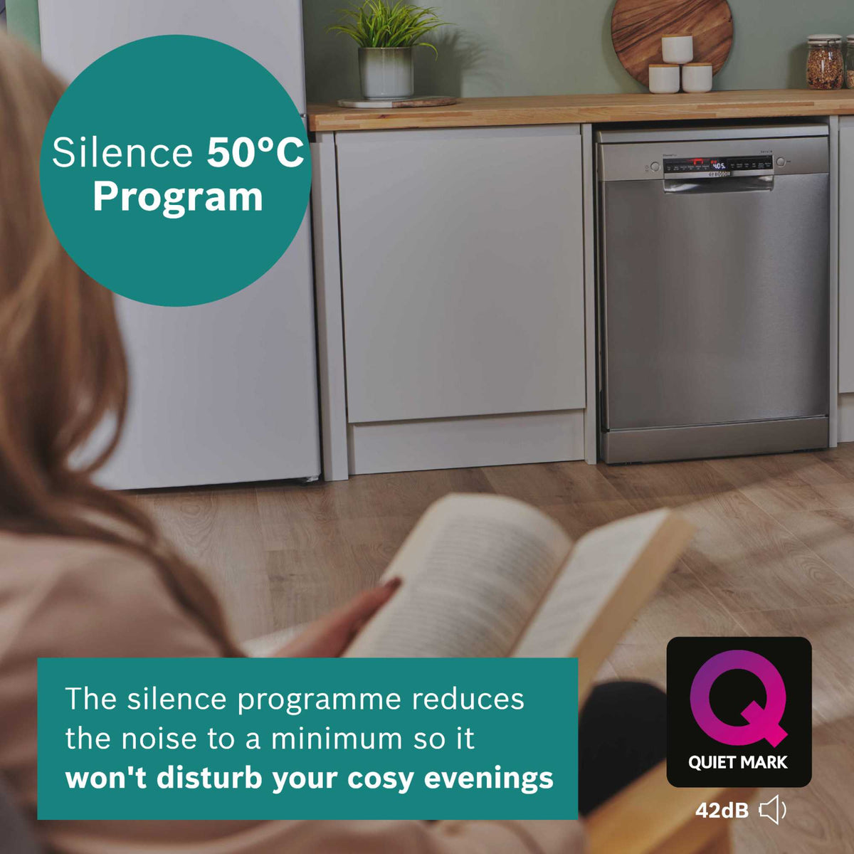 Bosch Series 4 Freestanding Full-Sized Dishwasher - SMS4EKI06G