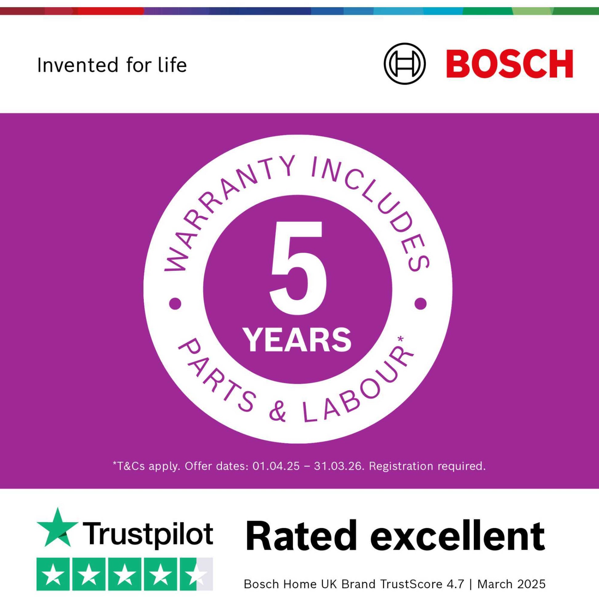 Bosch Series 4 Freestanding Full-Sized Dishwasher - SMS4EMI06G
