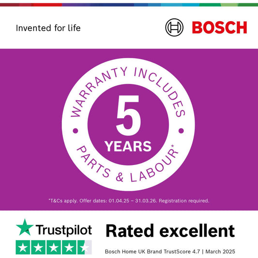 Bosch Series 4 Freestanding Full-Sized Dishwasher - SMS4EMW06G