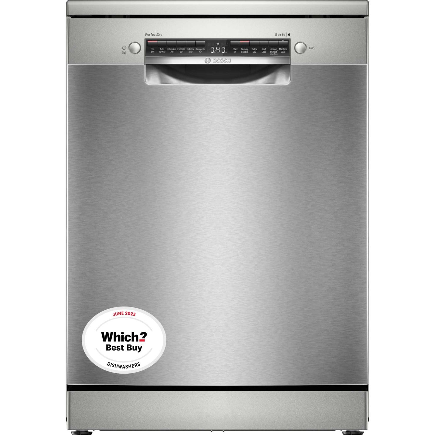 Bosch Series 6 Freestanding Full-Sized Dishwasher - SMS6ZCI10G