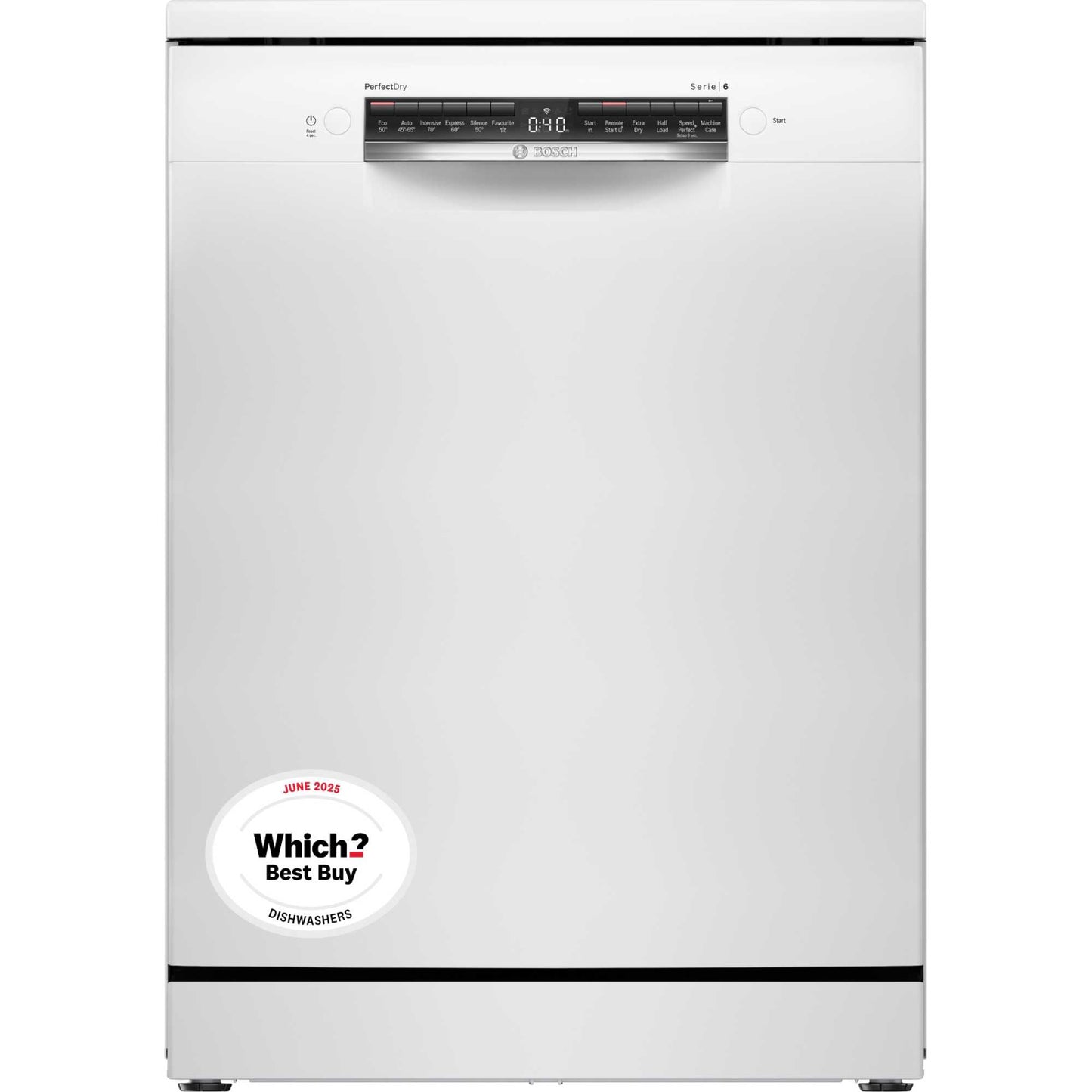 Bosch Series 6 Freestanding Full-Sized Dishwasher - SMS6ZCW10G