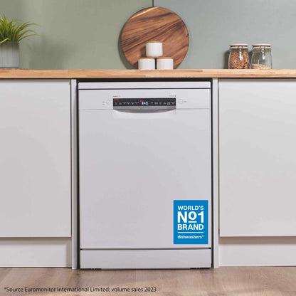 Bosch SMS6ZCW10G Series 6 Dishwasher 14 Place Settings - White