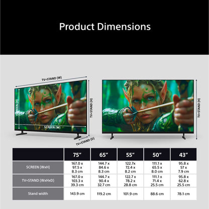 Sony BRAVIA 2 II 55" 4K Ultra HD Direct LED Google TV - K-55S25M2