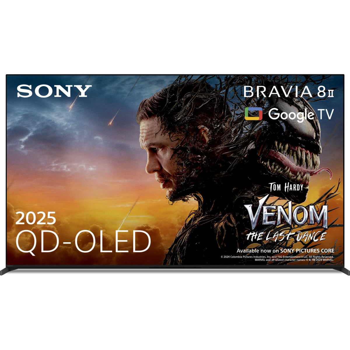 Sony BRAVIA 8 II 55" 4K QD-OLED Google TV with Acoustic Surface Audio+ - K55XR8M25BP
