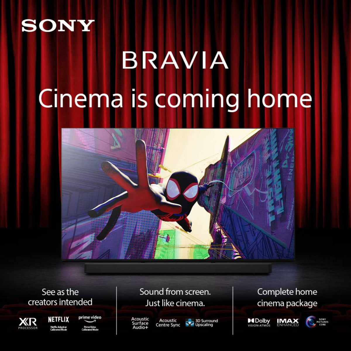 Sony BRAVIA 8 XR80U 77" 4K OLED Smart TV - K77XR80PU