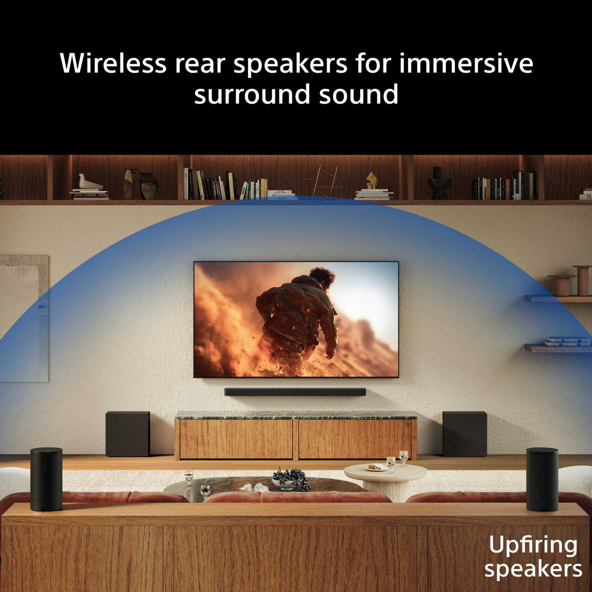 Sony SARS9 180w Surround Speakers 6.0 Channels - Black