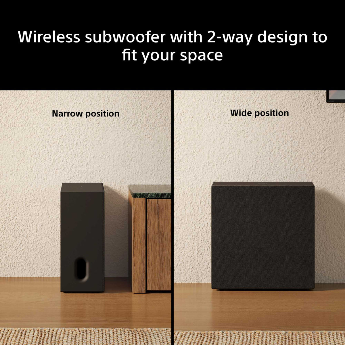 Sony SASW8 BRAVIA Theatre Sub 8 300W Additional Wireless Subwoofer - Black