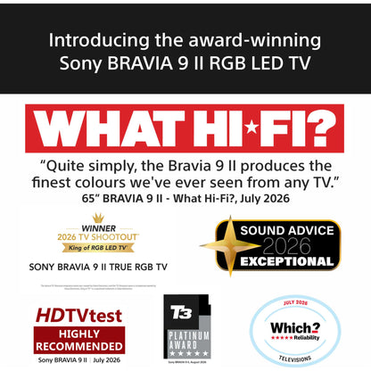 Sony BRAVIA 9 II XR95M2PB 85" 4K Ultra HD RGB LED HDR Smart TV - K85XR95M2PB