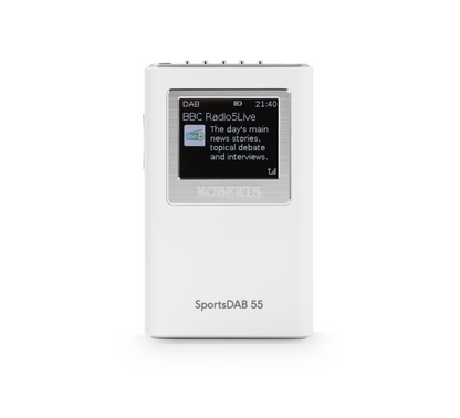 Roberts SportsDAB 55 - White