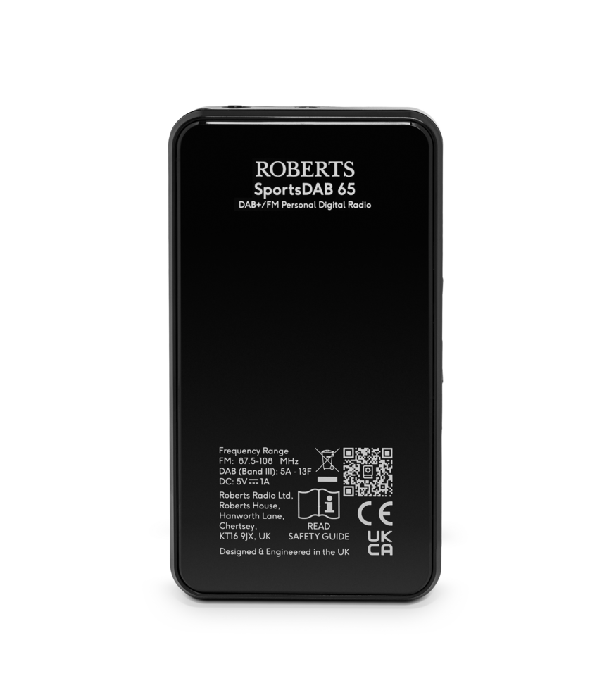 Roberts SportsDAB 65 - Black