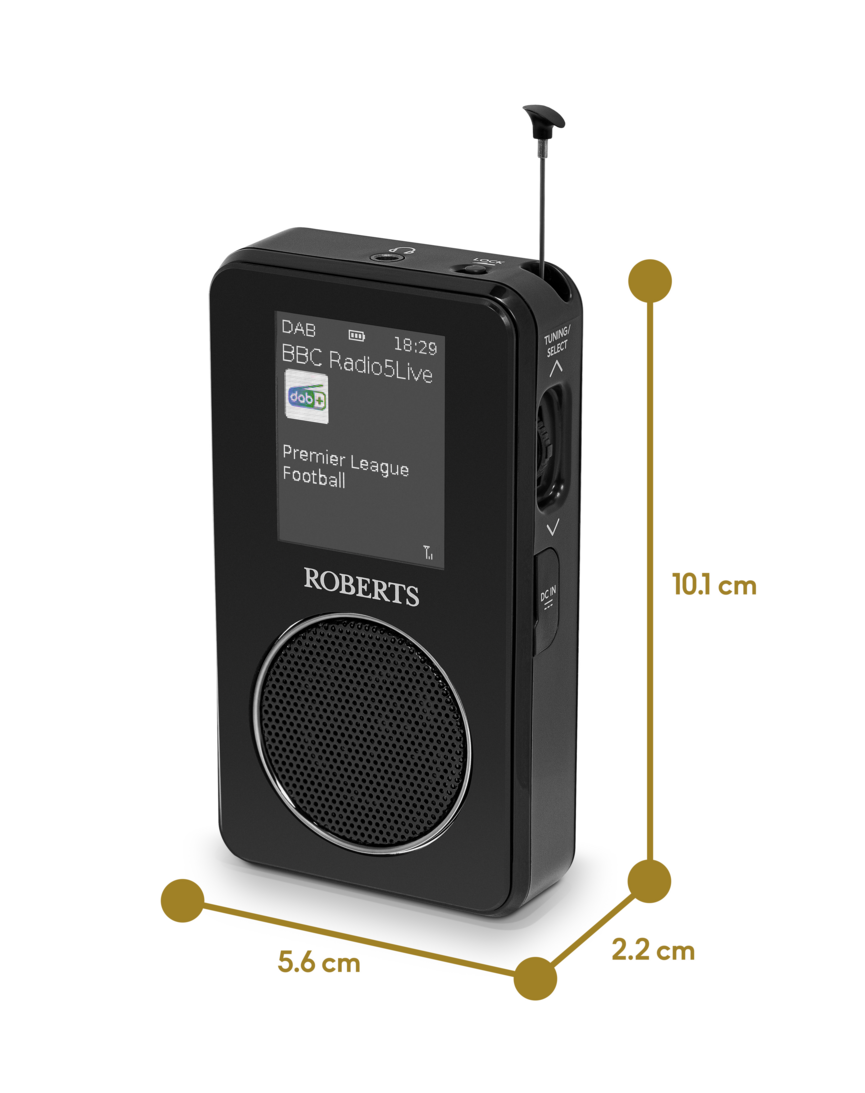 Roberts SportsDAB 65 - Black