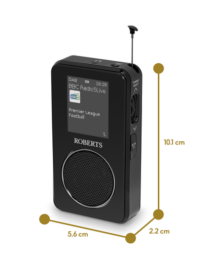 Roberts SportsDAB 65 - Black
