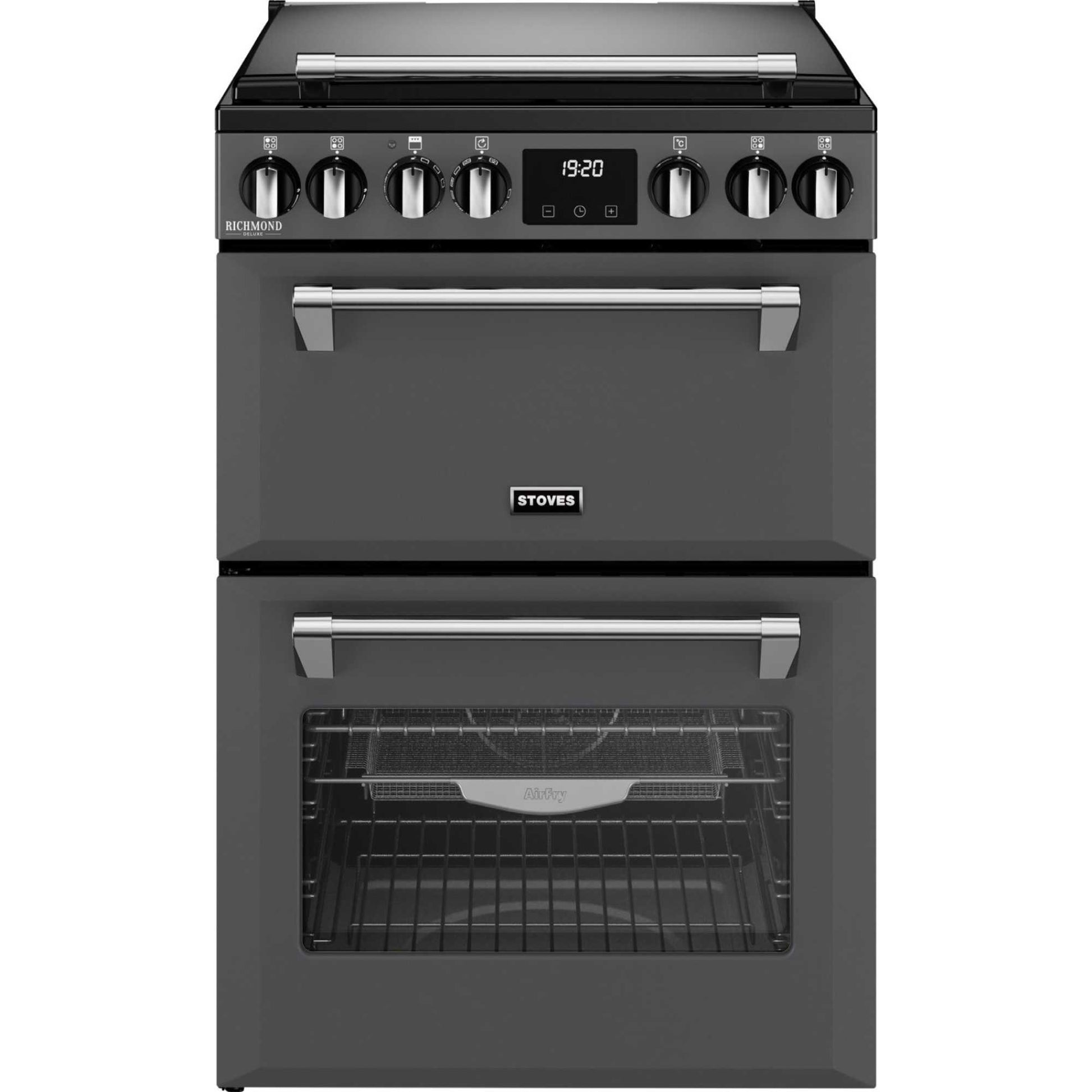 Stoves Richmond Deluxe 60DF 60cm Dual Fuel Double Oven Cooker - DXMRARICH60DFANT