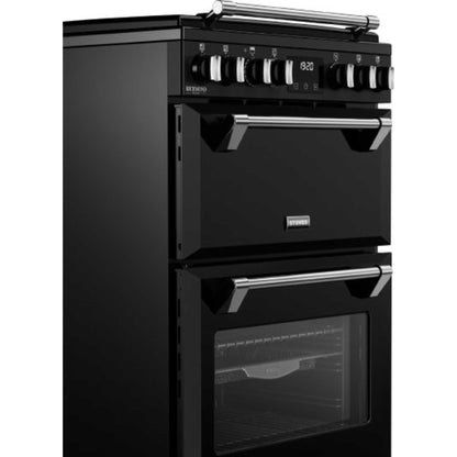 Stoves Richmond Deluxe 60DF 60cm Dual Fuel Double Oven Cooker - DXMRARICH60DFBLK