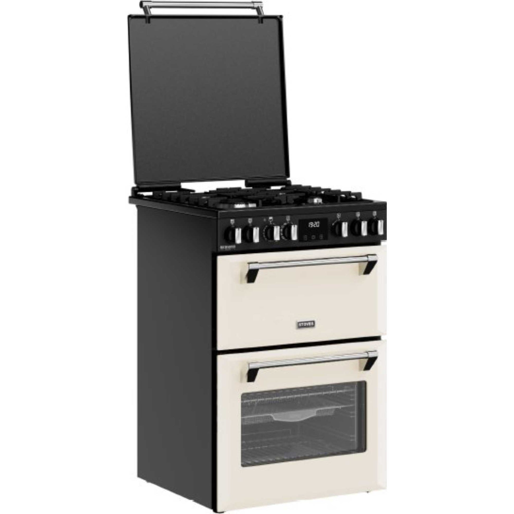 Stoves Richmond Deluxe 60DF 60cm Dual Fuel Double Oven Cooker - DXMRARICH60DFCRM