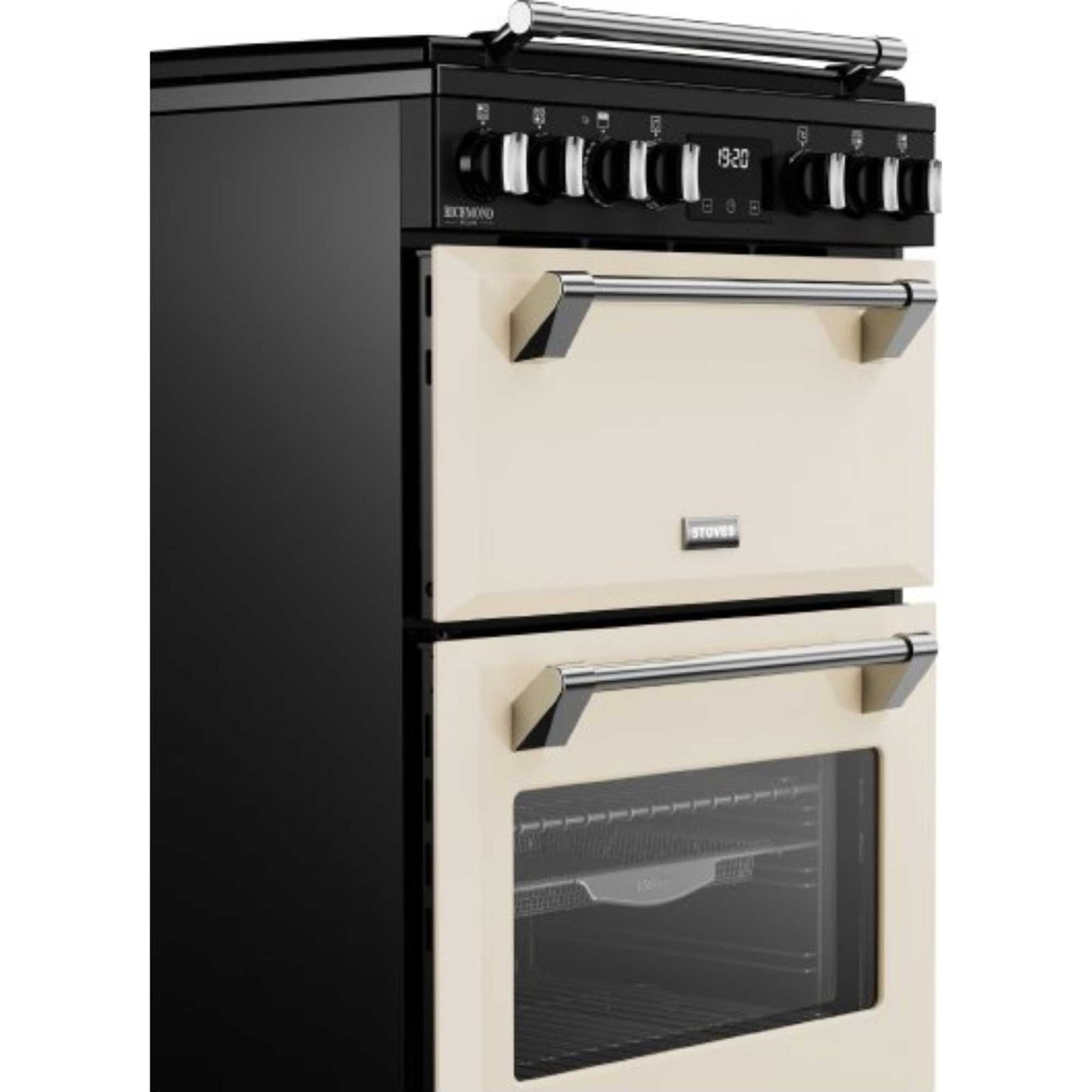 Stoves Richmond Deluxe 60DF 60cm Dual Fuel Double Oven Cooker - DXMRARICH60DFCRM