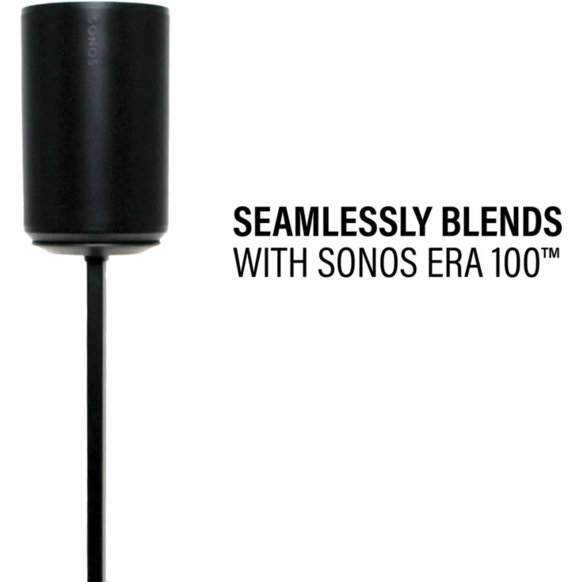Sanus BSSEA2 Elite Height-Adjustable Speaker Stands for Sonos Era 300 and Era 100