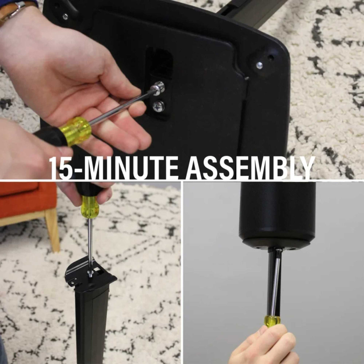 Sanus BSSEA2 Elite Height-Adjustable Speaker Stands for Sonos Era 300 and Era 100