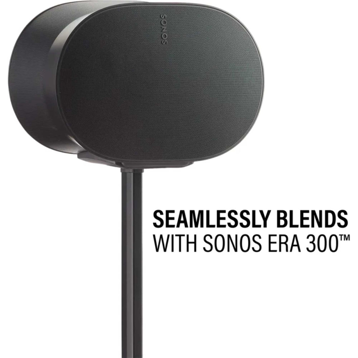 Sanus BSSEA2 Elite Height-Adjustable Speaker Stands for Sonos Era 300 and Era 100