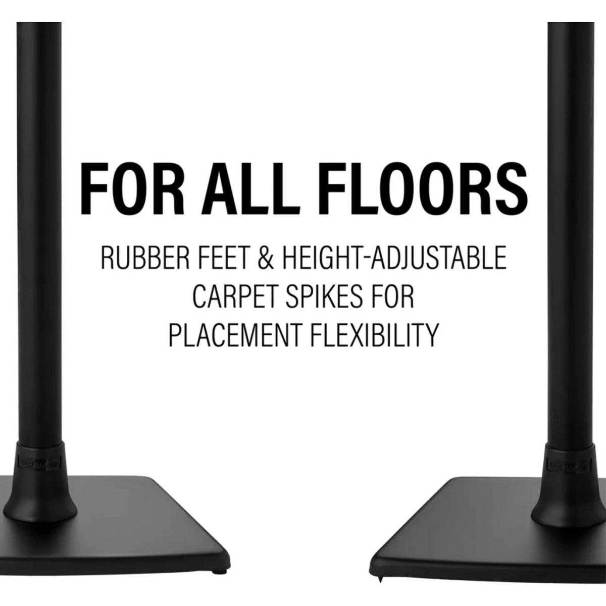Sanus BSSU2-B1 Universal Speaker Stands for Speakers up to 4.5kg