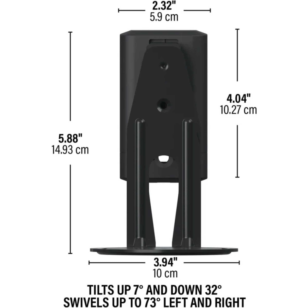 Sanus BSWME2 Elite Tilt & Swivel Speaker Wall Mount For SONOS Era 100 and Era 300