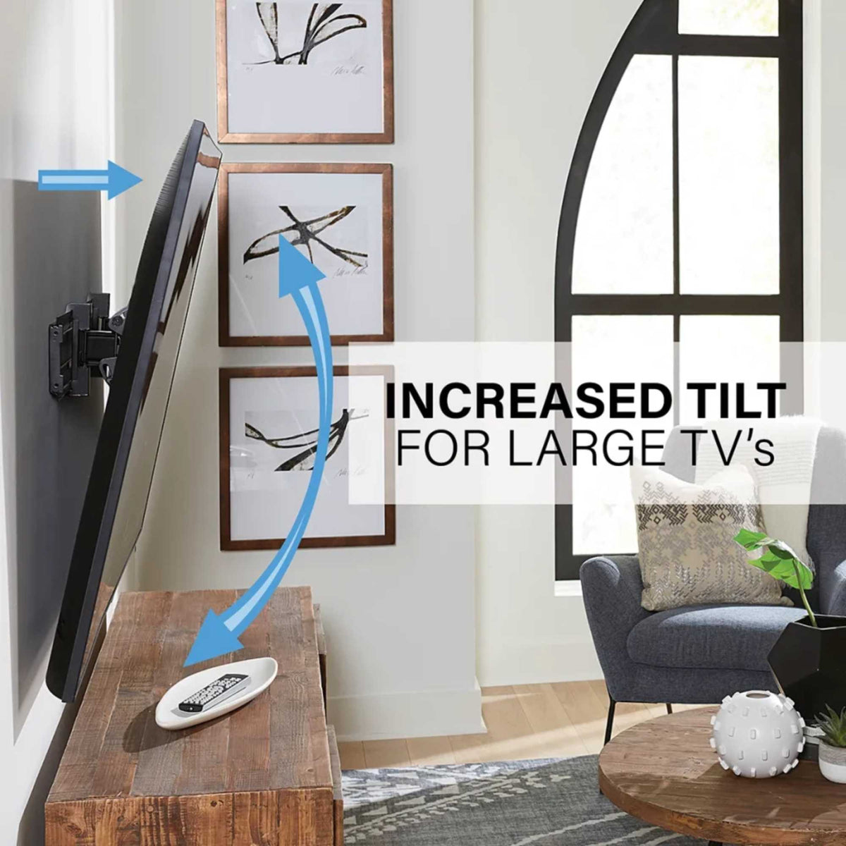 Sanus FLT2-B2 VuePoint Extendable Tilt TV Mount for 32"-90" TVs up to 50kg