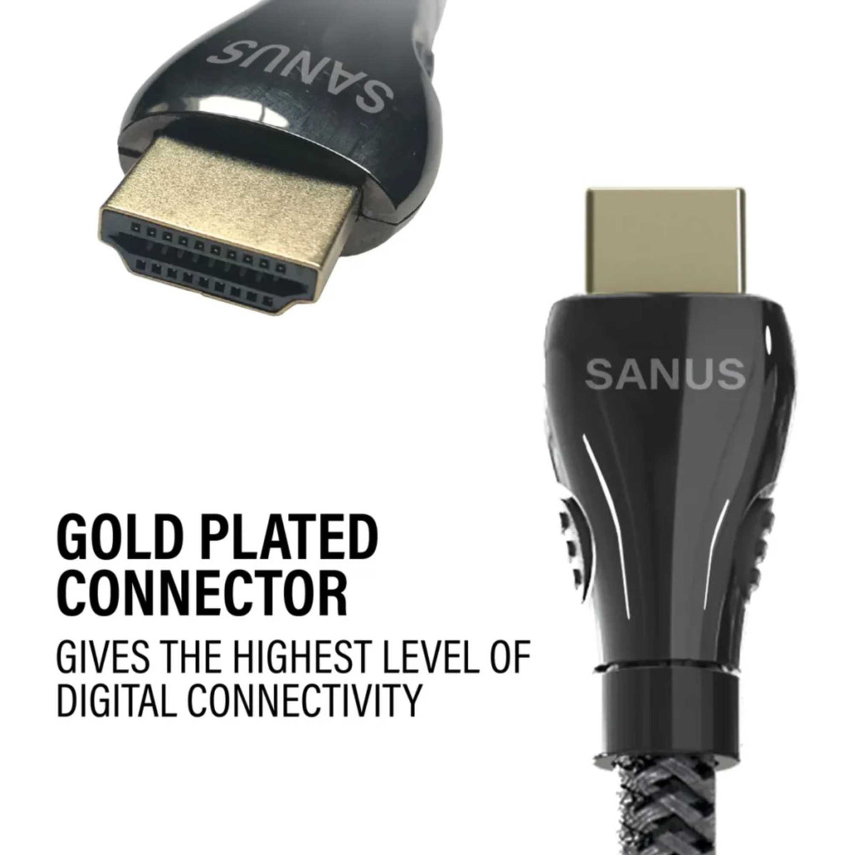 Sanus SAC-21HDMI1 1 Metre 8K Ultra High Speed HDMI Cable