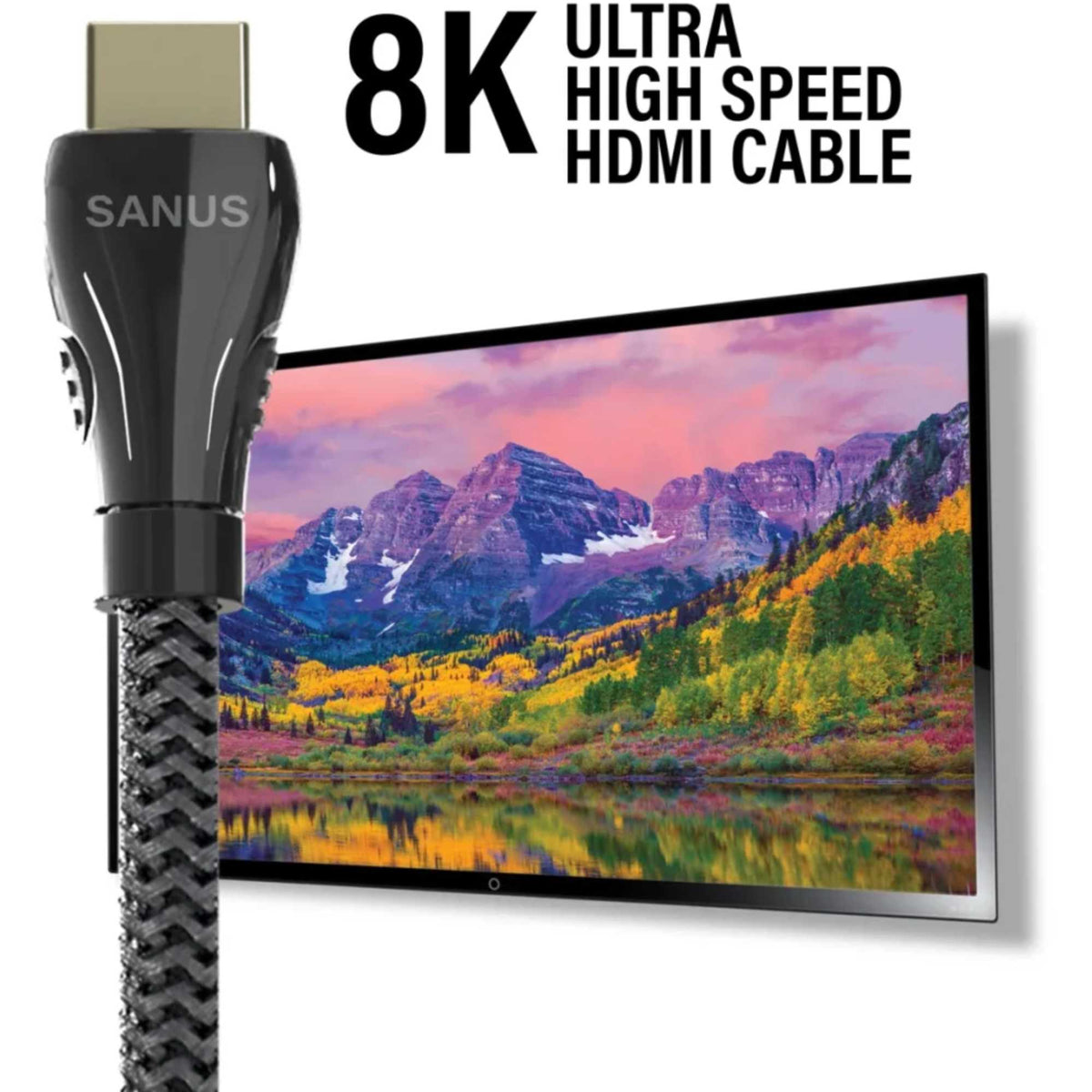 Sanus SAC-21HDMI2 2 Metre 8K Ultra High Speed HDMI Cable
