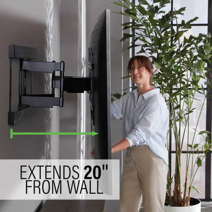 Sanus VLFS820-B2 Superslim Full-Motion TV Mount for 40"-90" TVs up to 57kg