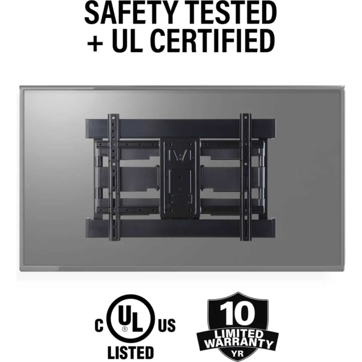Sanus VLFS820-B2 Superslim Full-Motion TV Mount for 40"-90" TVs up to 57kg