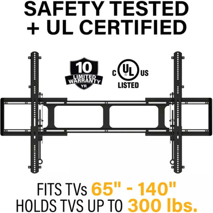 Sanus VXL7-B2 Super Slim Fixed Position TV Wall Mount for TVs 65" - 140"