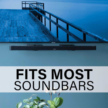 Sanus WSBWM1-B2 Universal Extendable Soundbar Mount - Black